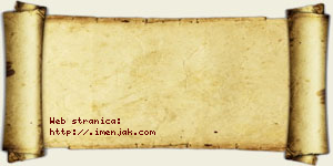 Hana Peković vizit kartica